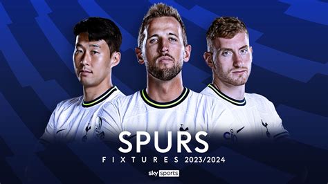 tottenham schedule 2023/24