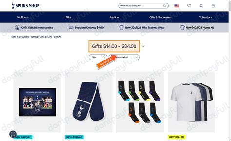 tottenham spurs shop promo code