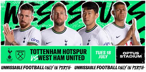 tottenham vs west ham perth tickets