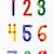 touch math number line free printable