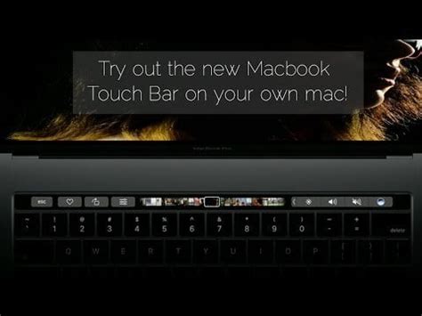 Touch Bar Xcode