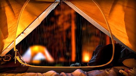 Touch Inside Of Tent When Raining