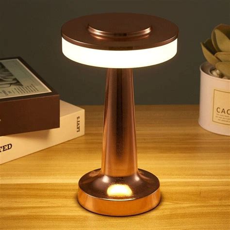 85265V Modern Touch Control Table Lamp Bedside Nightstand Light With