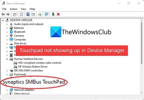 Touch Screen Driver Not Showing In Device Manager