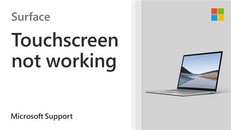 Touch Screen On Microsoft Surface Not Working
