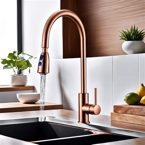 Touchless Kitchen Faucet Copper