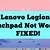 touchpad not working lenovo legion 5