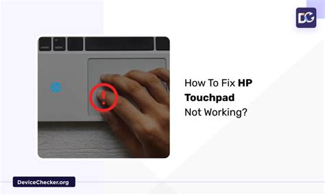 Touchpad Hp Probook Not Working