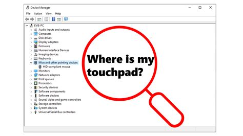 touchpad on device manager