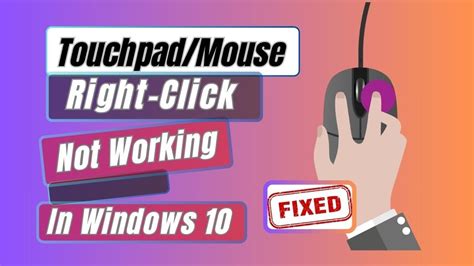 Touchpad Right Click Problems