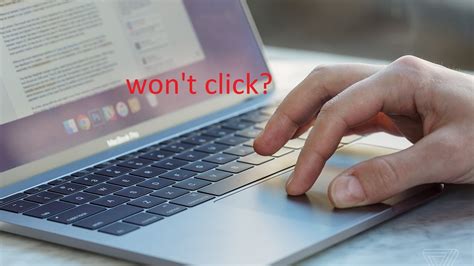 Touchpad Won't Click Mac