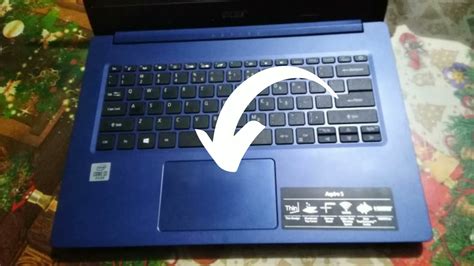 touchpad not working on acer aspire 5
