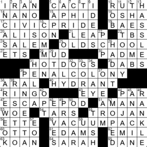 tough question crossword clue