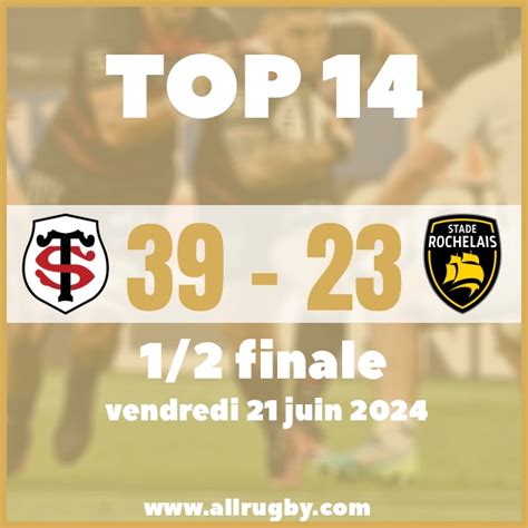 toulouse la rochelle top 14 2024