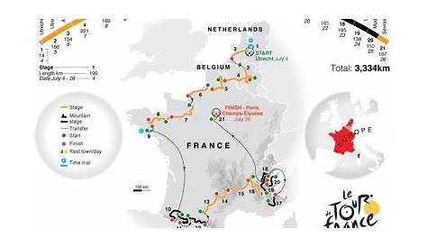 CYCLING-FRANCE-ROUTE15 - 2015 Tour de France race route with stage data