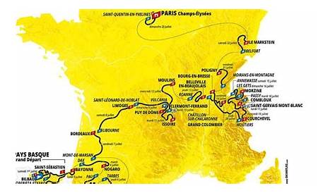 Tour de France 2023 : la carte et dix choses à retenir sur le parcours