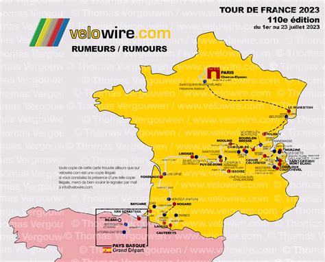 tour de france 2023 route rumors