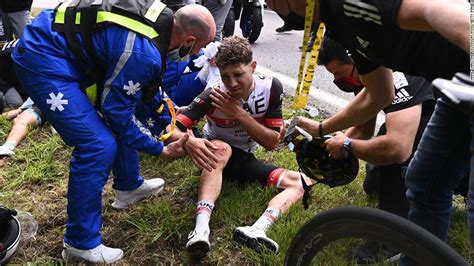 tour de france crash today injuries