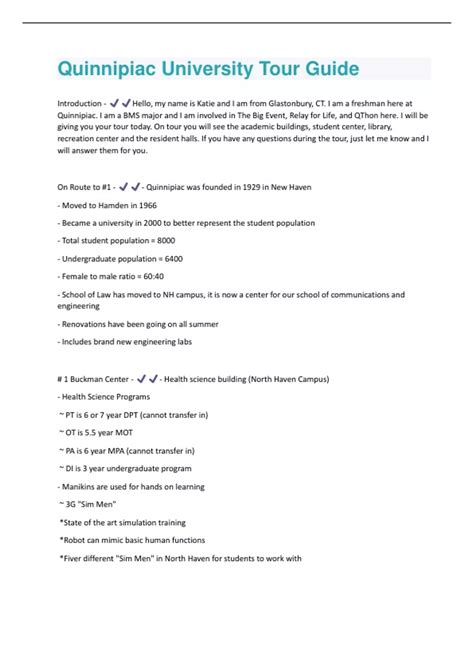 tour guide questions