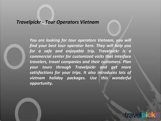 tour operators in vietnam