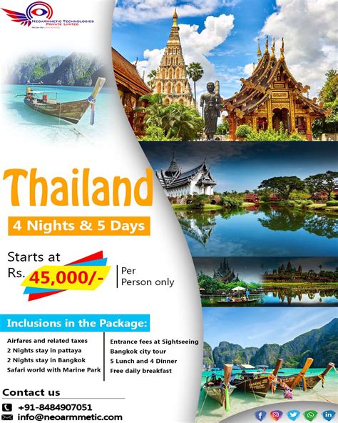 tour packages for thailand