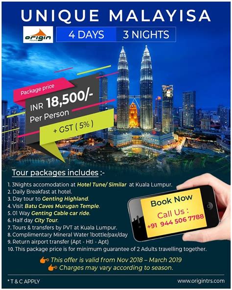 tour packages to malaysia