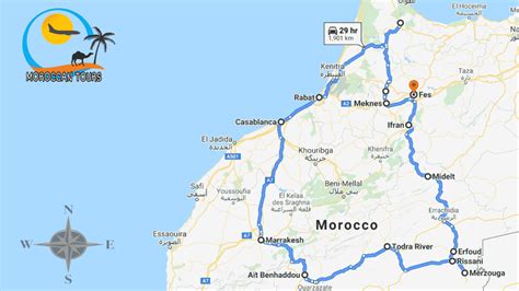tour una settimana marocco