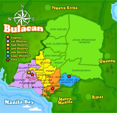 tourist map of bulacan