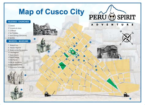 tourist map of cusco