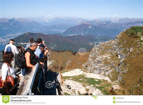 tourists enjoying view