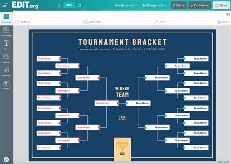 Tournament Bracket Generator Mtg