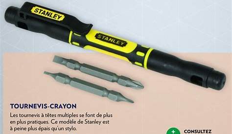 Tournevis Crayon Stanley Fatmax Plat 5,5x30 Mm Hubo