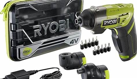 Tournevis Sans Fil Ryobi 4v RYOBI 4V 1.5Ah ERGO R4SDCL13C