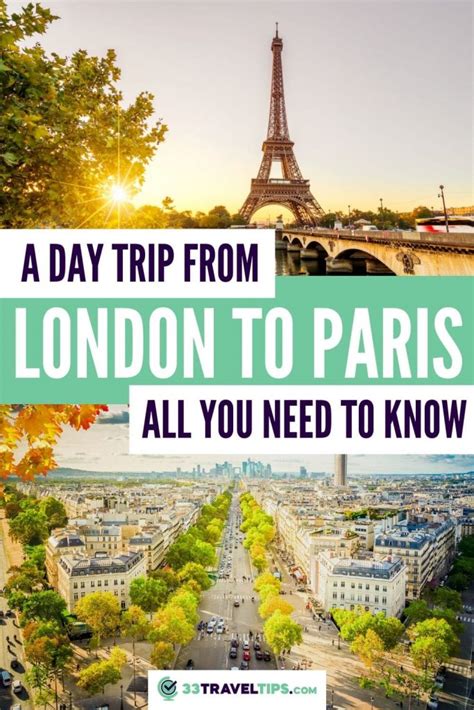 tours from london to paris one day