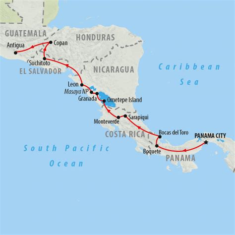 tours in central america