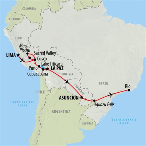 tours in south america