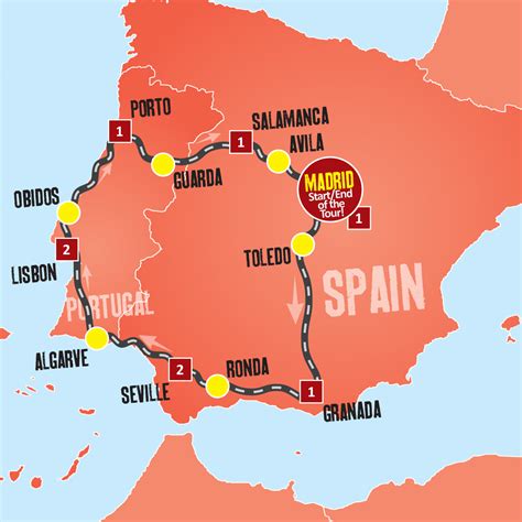 tours of portugal and spain 2023