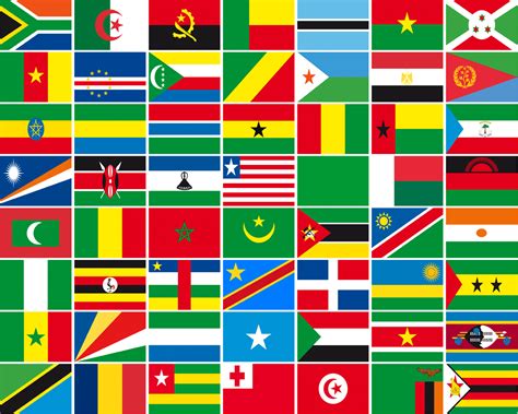 tout les drapeau d'afrique
