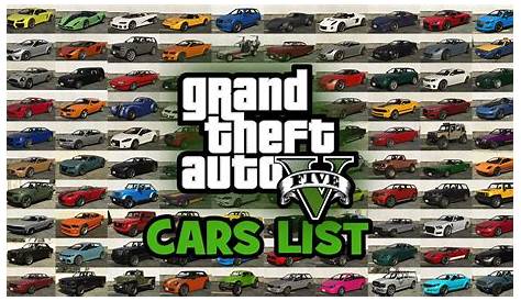 Liste nouvelles voitures GTA 5 Online, quels sont les véhicules de la