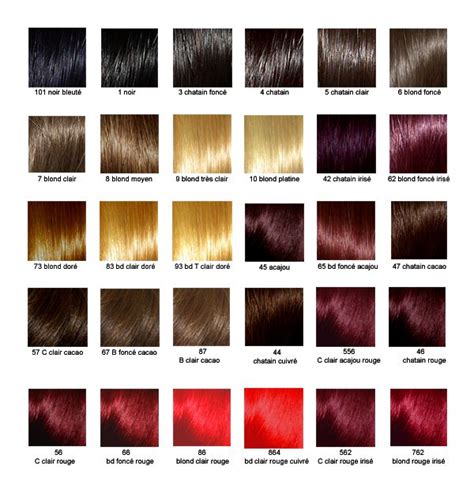 Magnifique collection de couleurs cheveux automne /hiver 2018/2019