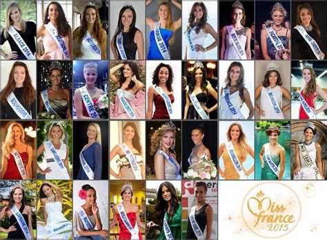 toutes les miss france depuis 2015