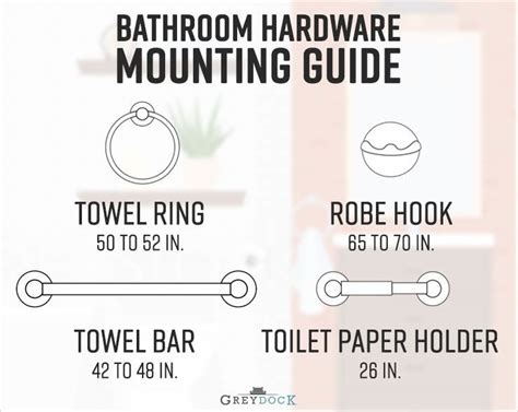 Towel Hook Standard Height
