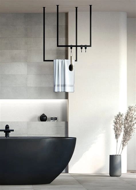 Towel Rack Hanging From Ceiling