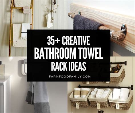 Towel Rack Wall Ideas
