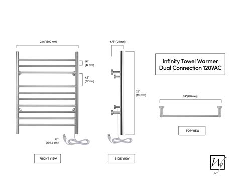 Towel Warmer Dimensions