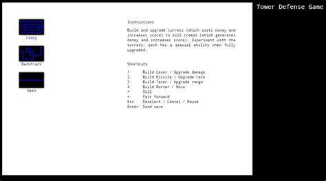 Tower Defense Game Source Code