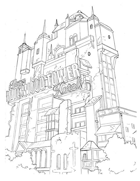 Tower Of Terror Coloring Page