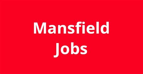 town of mansfield job openings
