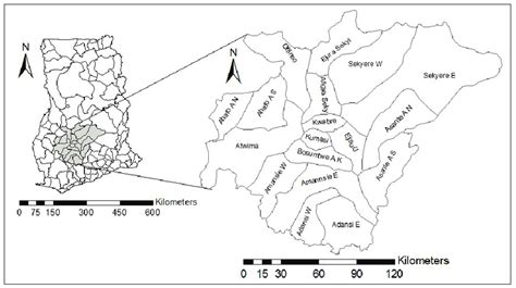 towns in ashanti region of ghana