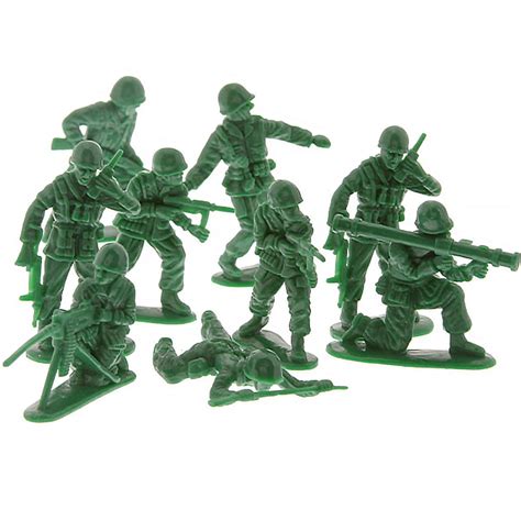 Green Army Soldiers Toy Military Soldier Men 144 Action Figures, Pack